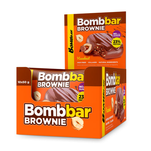 Collagen Protein Brownie High Fiber & Gluten Free 50g Pack of 10