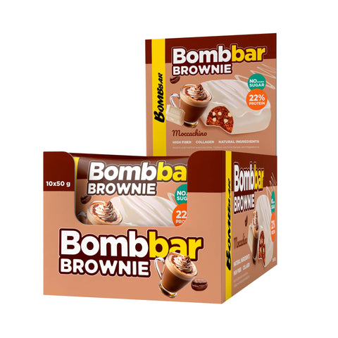 Collagen Protein Brownie High Fiber & Gluten Free 50g Pack of 10