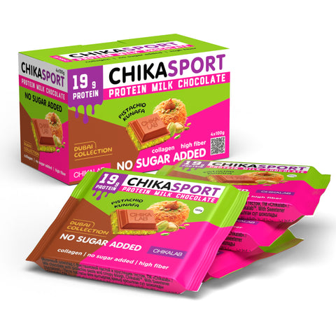 ChikaSport Protein Chocolate 100g Pack of 4