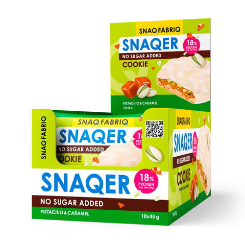 SNAQER Protein Cookies 45g Pack of 10