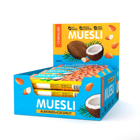 Muesli Bars 40g Pack of 12