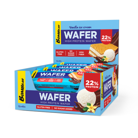 Glazed Wafer Bar in Chocolate 45g Pack of 12