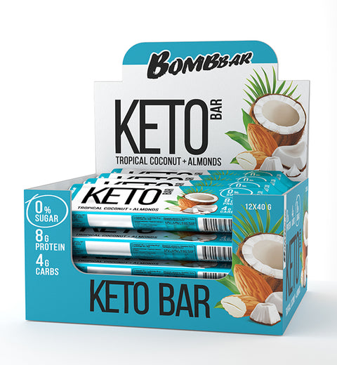 Unglazed KETO Bar 40g Pack of 12