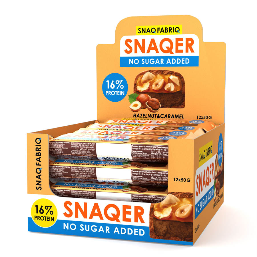 Buy Snaqer Sugar-Free Protein Bar 50g – Bombbar