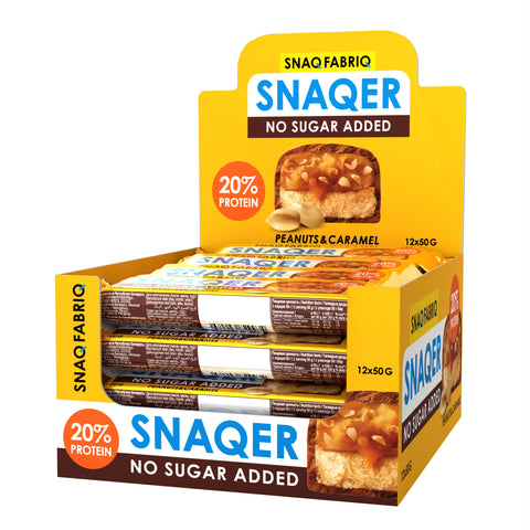 SNAQER Chocolate Protein Bar 50g Pack of 12