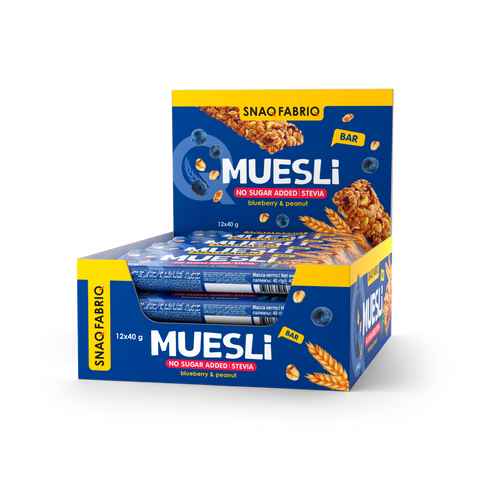 Muesli Bars with Peanut 40g Pack of 12