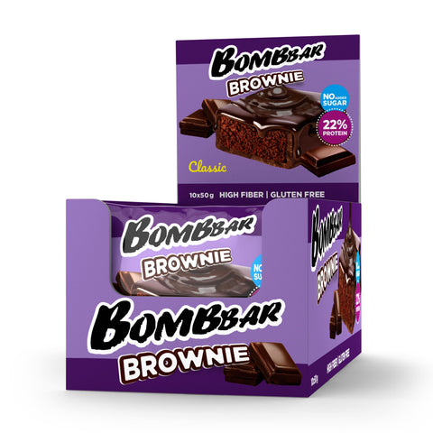 Protein Brownie High Fiber & Gluten Free 50g Pack of 10