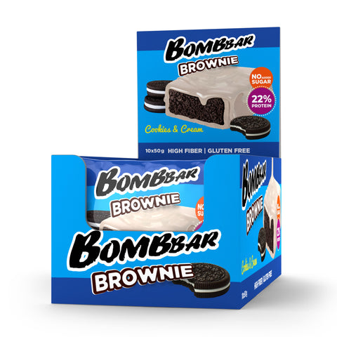 Protein Brownie High Fiber & Gluten Free 50g Pack of 10