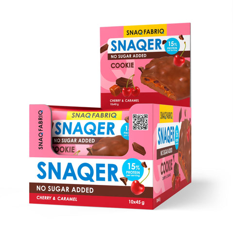 SNAQER Protein Cookies 45g Pack of 10