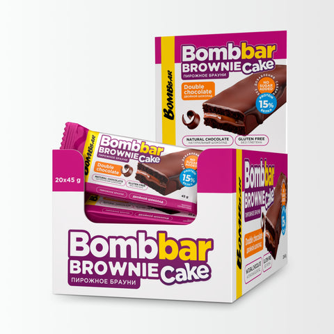 Protein Brownie Cake 45g Pack of 20