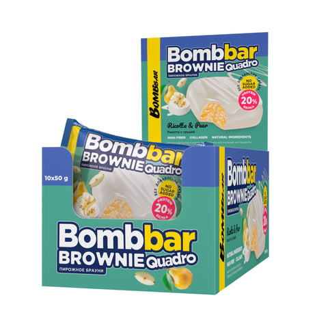 Collagen Protein Brownie High Fiber & Gluten Free 50g Pack of 10