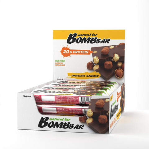 Bombbar Protein Bars 60g Pack of 12