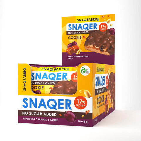 SNAQER Protein Cookies 45g Pack of 10