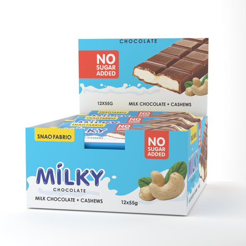 Milky Chocolate Bars With Filling 55g Pack of 12