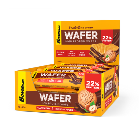 Glazed Wafer Bar in Chocolate 45g Pack of 12