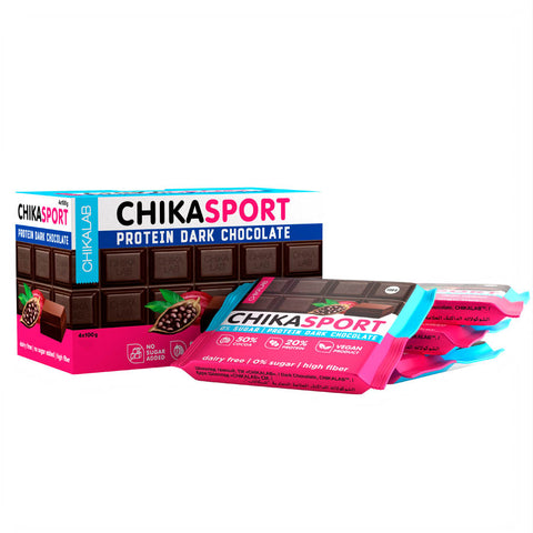 ChikaSport Protein Chocolate 100g Pack of 4