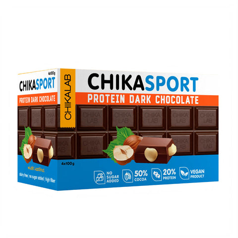 ChikaSport Protein Chocolate 100g Pack of 4