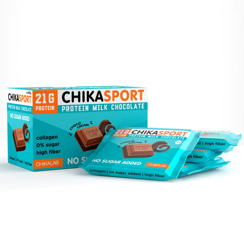 ChikaSport Protein Chocolate 100g Pack of 4