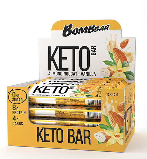 Unglazed KETO Bar 40g Pack of 12