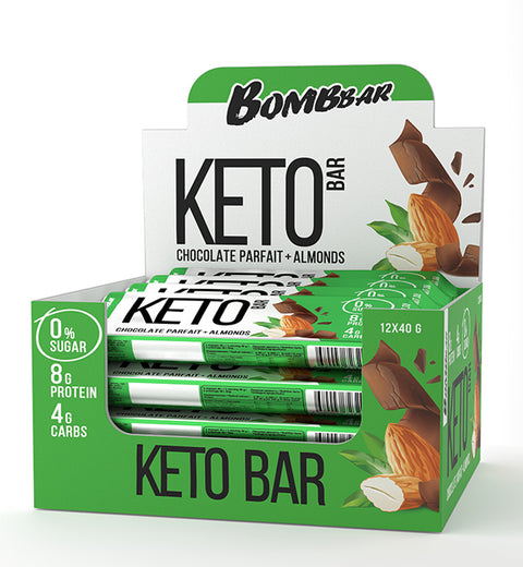 Unglazed KETO Bar 40g Pack of 12