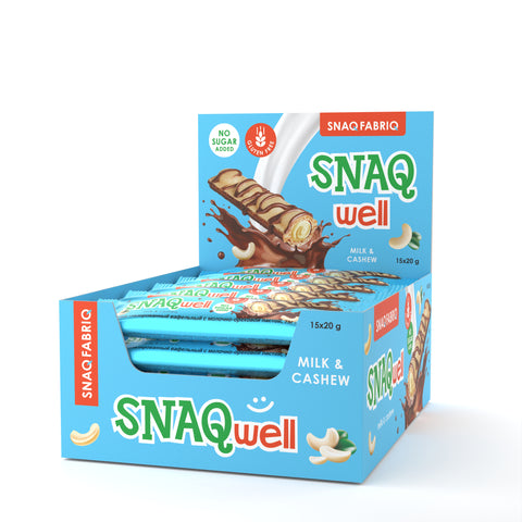 Snaqwell Gluten-Free Wafer Bars 20g Pack of 15